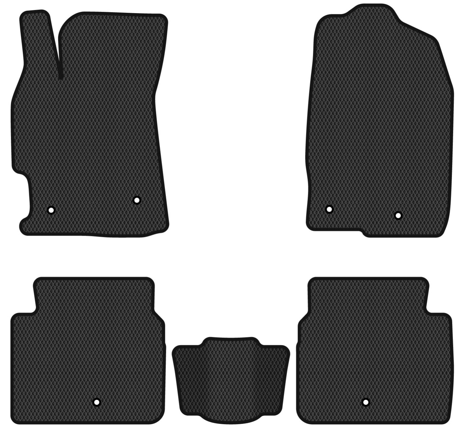 EVA коврики в салон авто EVAtech для 6 (GH) Mazda 2008-2012 2 поколение Sedan EU MZ3145C5RBB