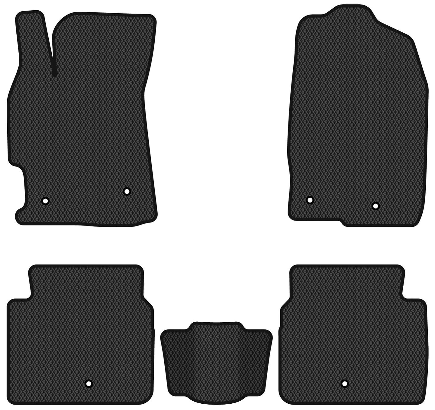 EVA коврики в салон авто EVAtech для 6 (GH) Mazda 2008-2012 2 поколение Sedan EU MZ3145C5VL6RBB