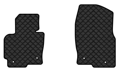 Килимки з екошкіри в салон авто передні EVAtech для CX-5 (KE) Mazda 2012-2017 1 поколение SUV EU MZ3149AB2VL4BBB