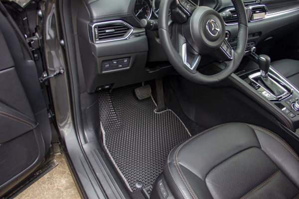 Фото - Килимки з екошкіри в салон авто передні EVAtech для CX-5 (KF) Mazda 2016-2021 2 поколение SUV EU MZ3150AD2VL4BBB