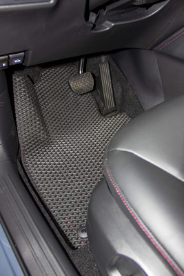 Фото - Килимки з екошкіри в салон авто передні EVAtech для CX-5 (KF) Mazda 2016-2021 2 поколение SUV EU MZ3150AD2VL4BBB