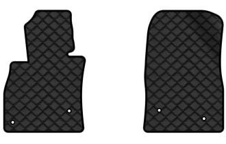 Коврики из экокожи в салон авто передние EVAtech для 6 (GJ) Mazda 2012 3 поколение Combi EU MZ32627ABC2VL4BBB