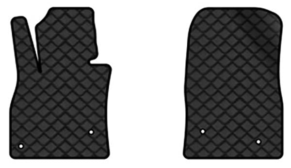 Килимки з екошкіри в салон авто передні EVAtech для 6 (GJ) Mazda 2012 3 поколение Combi EU MZ32627ACC2VL4BBB