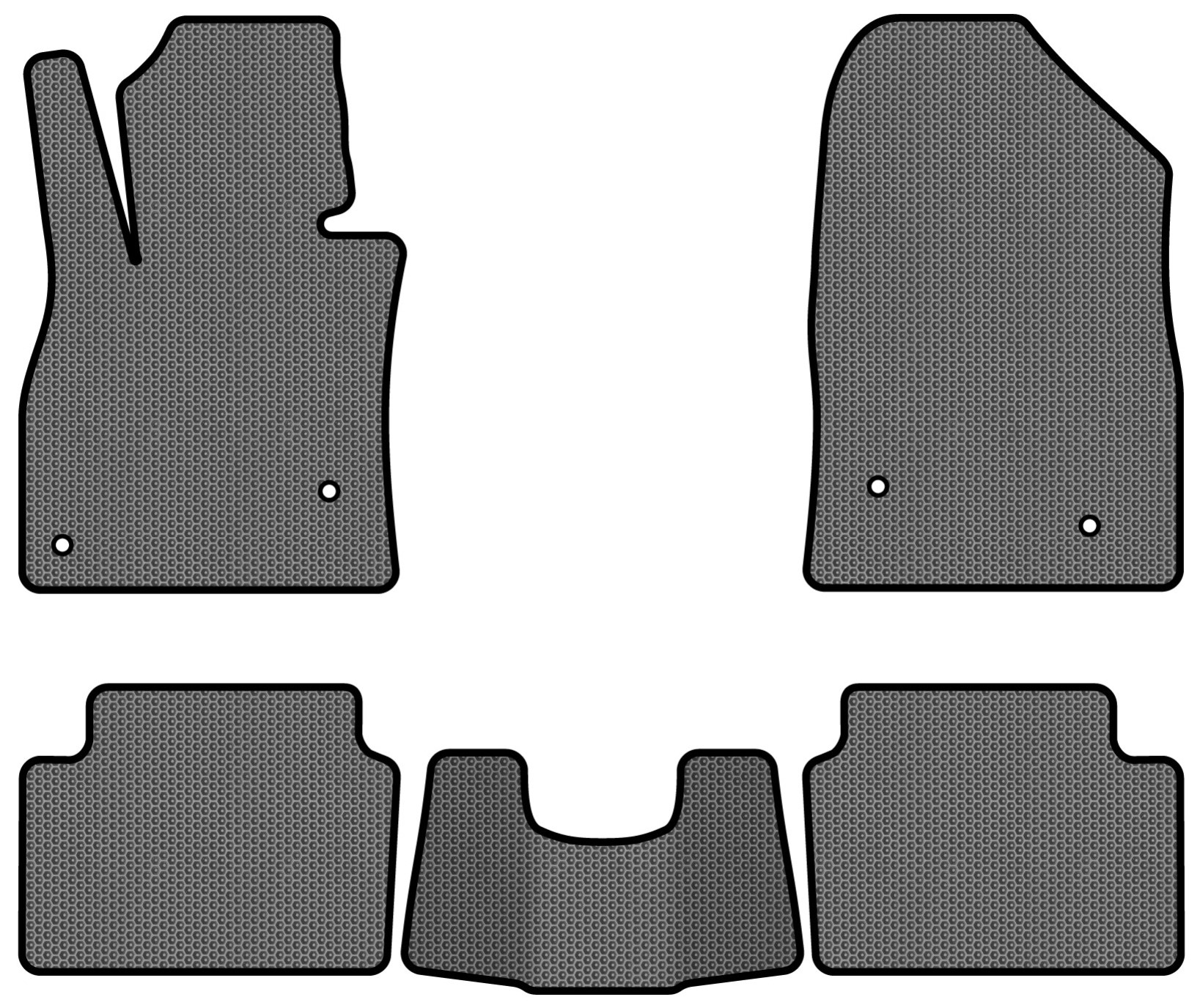 EVA коврики в салон авто EVAtech для 6 (GJ) Mazda 2012 3 поколение Combi EU MZ32627CVC5VL4SGB