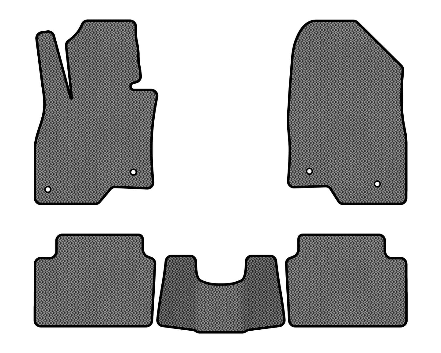 EVA коврики в салон авто EVAtech для 6 (GJ) Mazda 2012 3 поколение Combi EU MZ32627CVO5VL4RGB