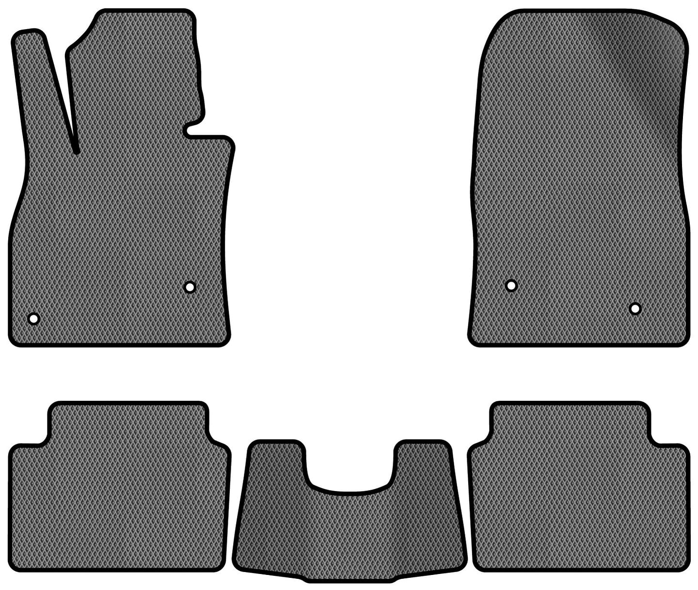 EVA коврики в салон авто EVAtech для 6 (GJ) Mazda 2012 3 поколение Combi USA MZ32628CCC5VL4RGB