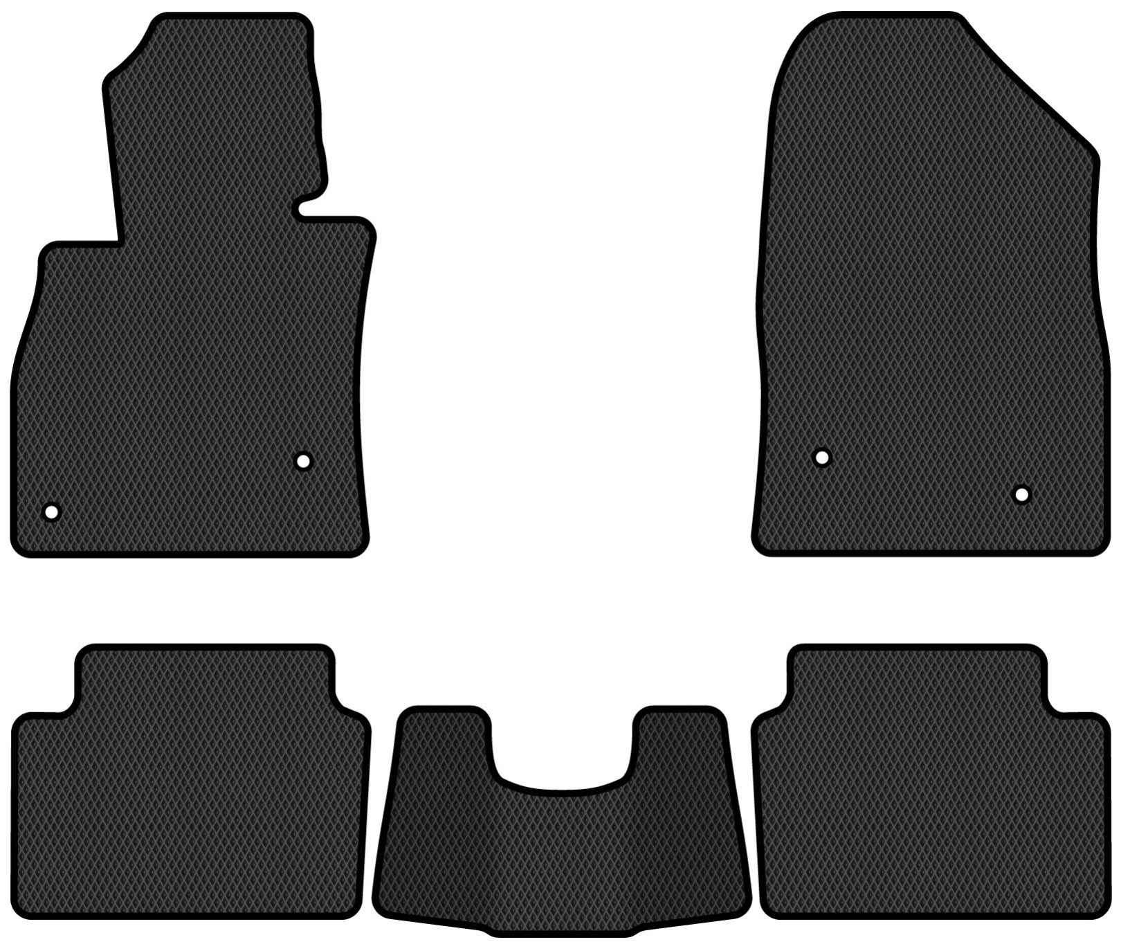 EVA коврики в салон авто EVAtech для 6 (GJ) Mazda 2012 3 поколение Combi USA MZ32628CGC5VL4RBB