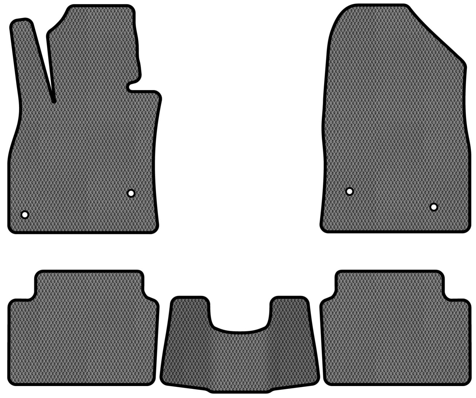 EVA коврики в салон авто EVAtech для 6 (GJ) Mazda 2012 3 поколение Combi USA MZ32628CVC5VL4RGB