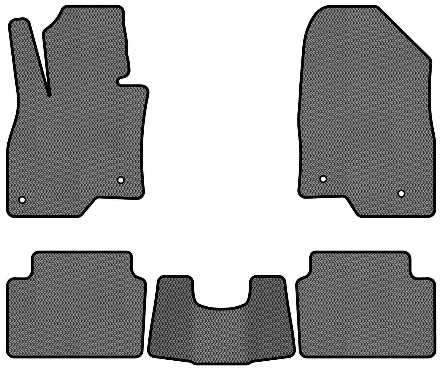 EVA коврики в салон авто EVAtech для 6 (GJ) Mazda 2012 3 поколение Combi USA MZ32628CVO5VL4RGB