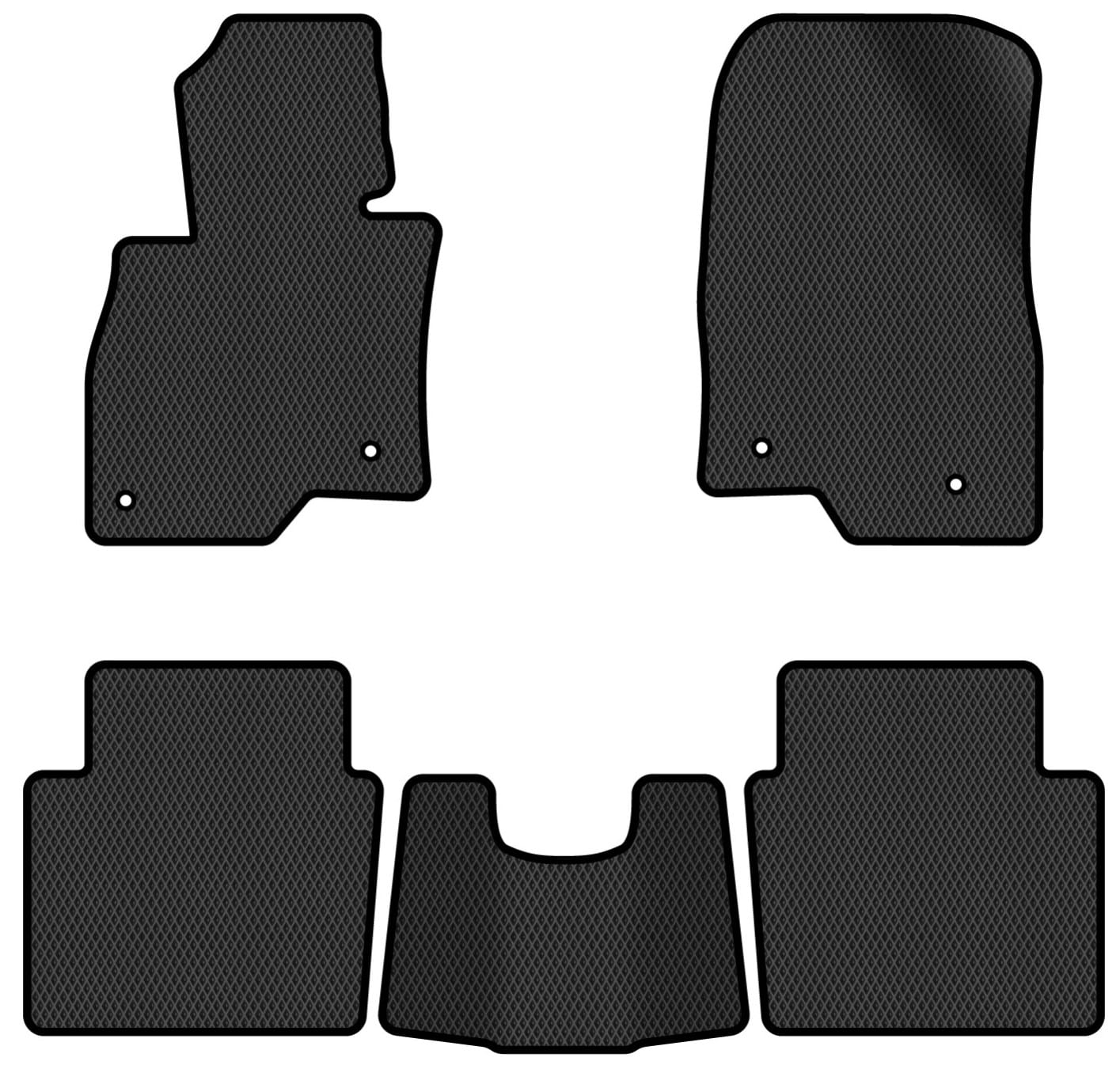 EVA коврики в салон авто EVAtech для 6 (GJ) Mazda 2012 3 поколение Sedan EU MZ32629CBO5VL4RBB