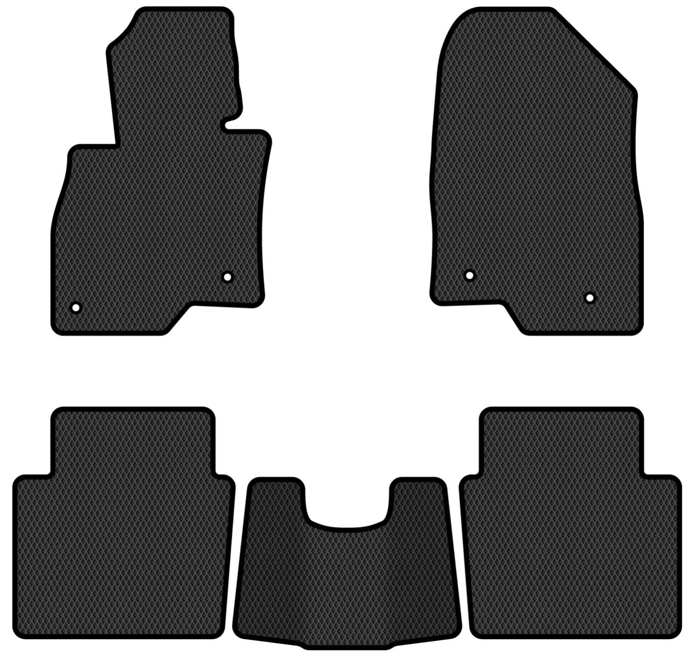 EVA коврики в салон авто EVAtech для 6 (GJ) Mazda 2012 3 поколение Sedan EU MZ32629CGO5VL4RBB