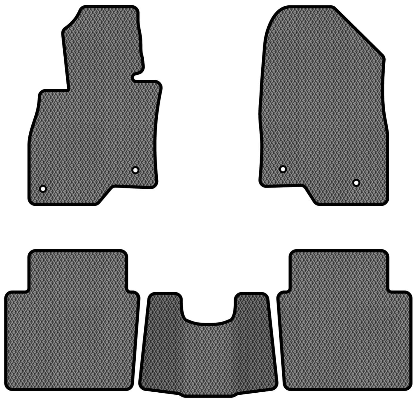 EVA коврики в салон авто EVAtech для 6 (GJ) Mazda 2012 3 поколение Sedan EU MZ32629CGO5VL4RGB