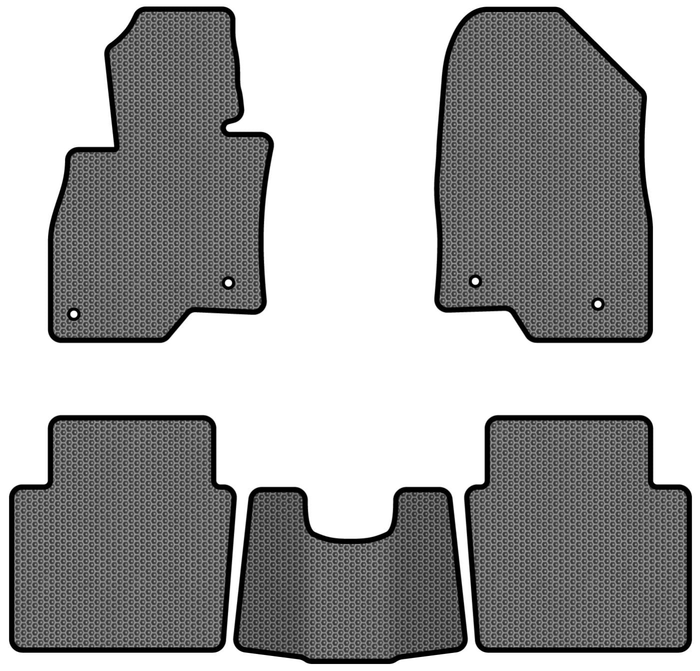 EVA коврики в салон авто EVAtech для 6 (GJ) Mazda 2012 3 поколение Sedan EU MZ32629CGO5VL4SGB