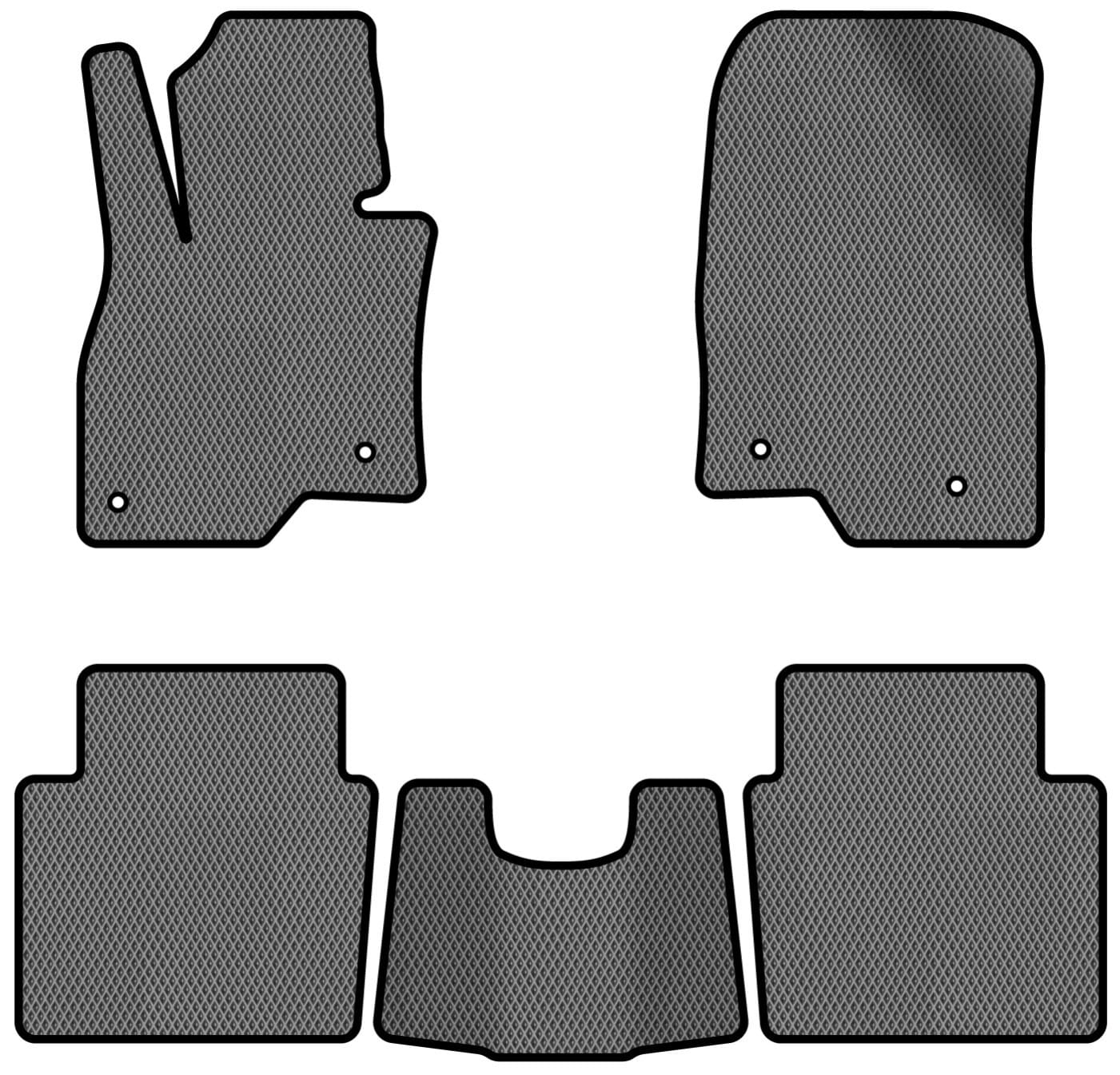 EVA коврики в салон авто EVAtech для 6 (GJ) Mazda 2012 3 поколение Sedan EU MZ32629COO5VL4RGB