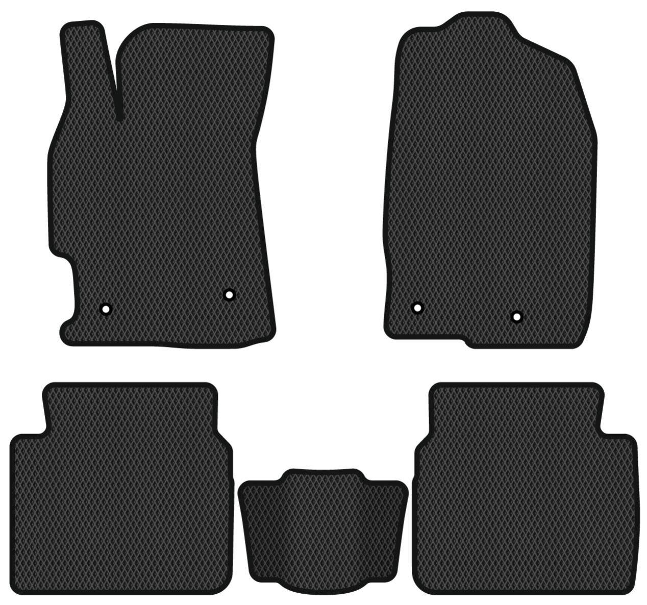 EVA килимки в салон авто EVAtech для 6 (GH) Mazda 2008-2012 2 покоління Liftback USA MZ33723CLB5VL4RBB