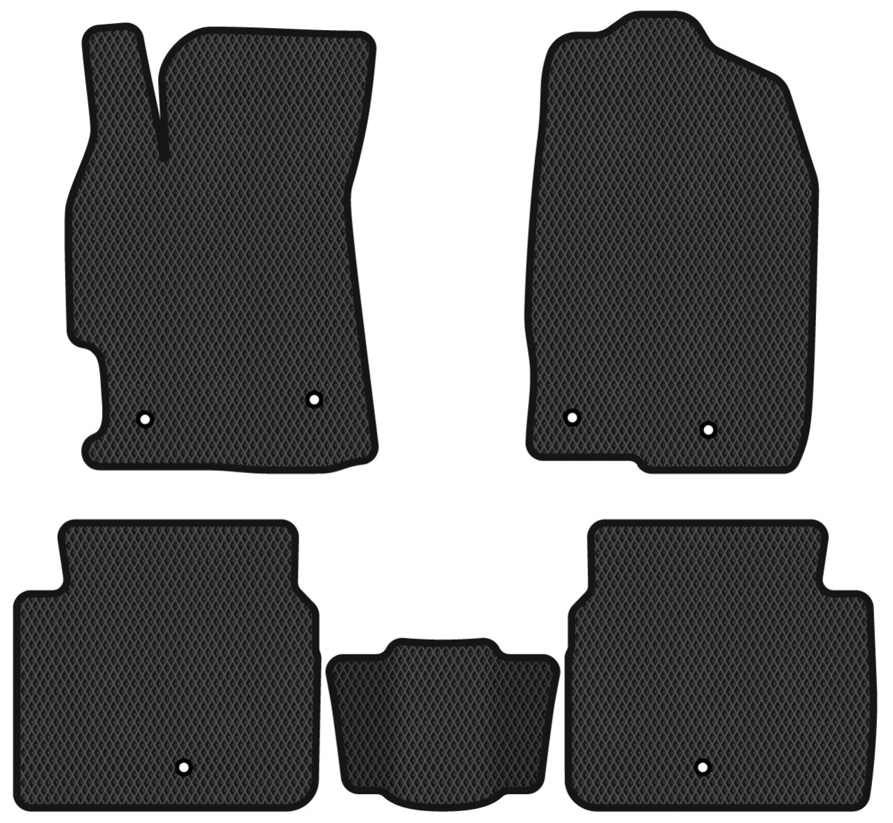 EVA килимки в салон авто EVAtech для 6 (GH) Mazda 2008-2012 2 покоління Liftback USA MZ33723CLK5VL6RBB