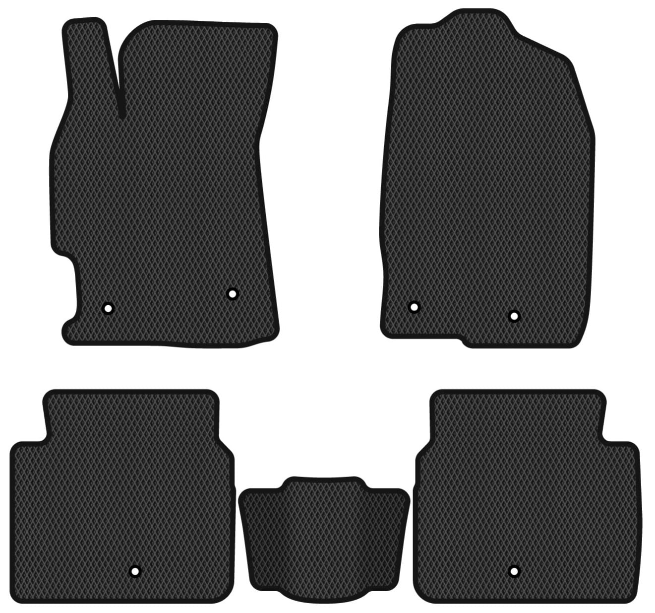 EVA коврики в салон авто EVAtech для 6 (GH) Mazda 2008-2012 2 поколение Combi EU MZ33724C5VL6RBB