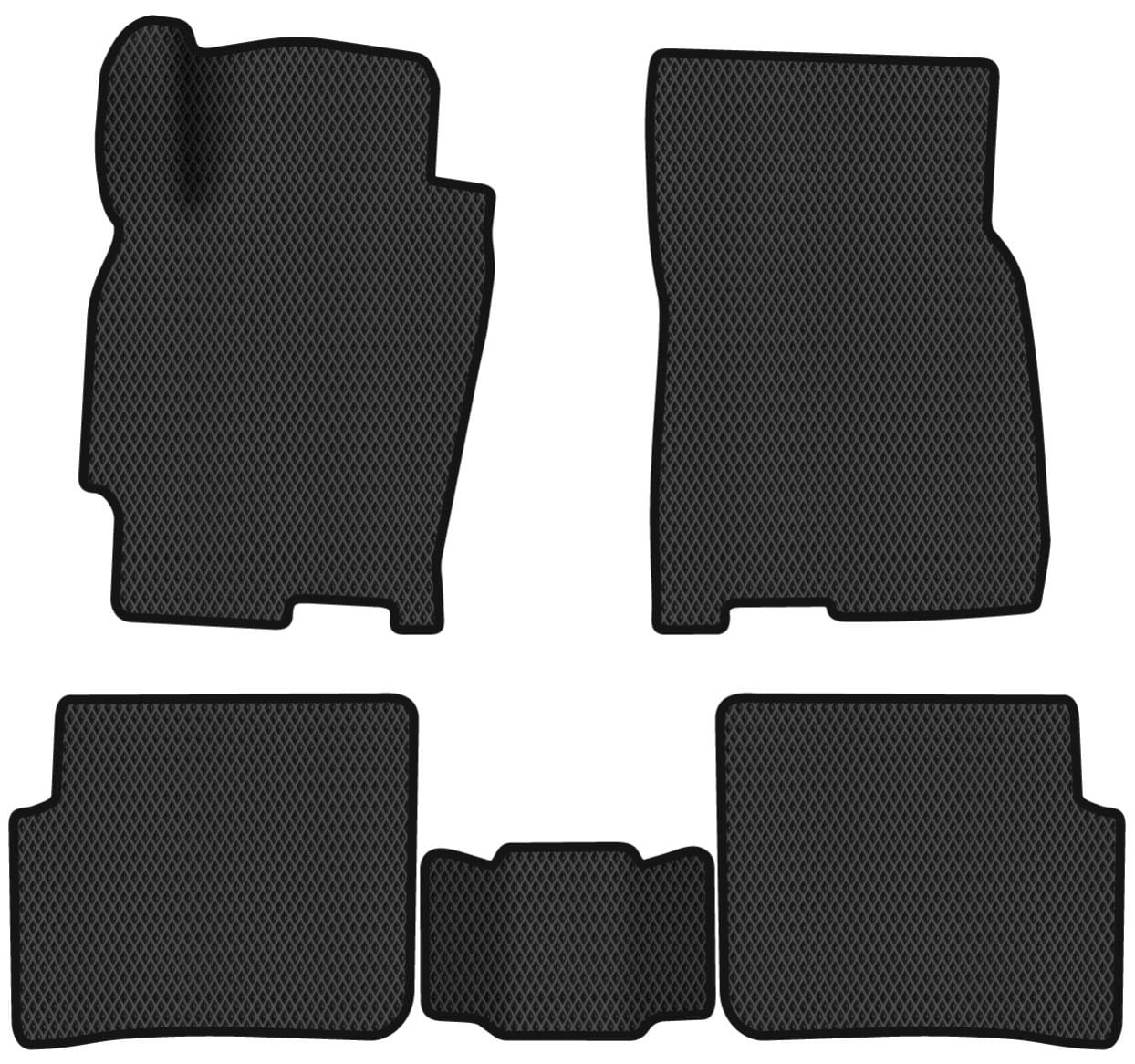 EVA коврики в салон авто EVAtech для 626 (GF) FWD Mazda 1997-2002 5 поколение Liftback EU MZ41268CD5RBB