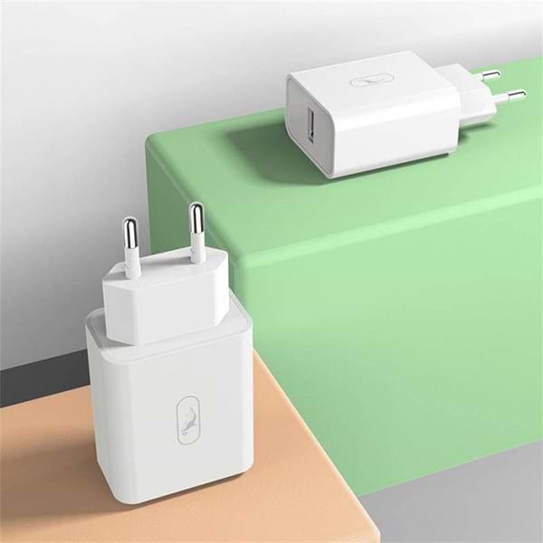 Фото - Сетевое зарядное устройство SkyDolphin SC35 QC3.0 (1USB, 5A) White (MZP-000115)