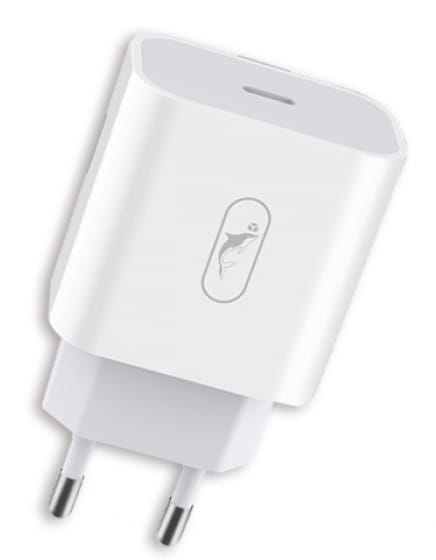 Сетевое зарядное устройство SkyDolphin SC18E PD2.0 (1USB-С, 3A) White (MZP-000155)