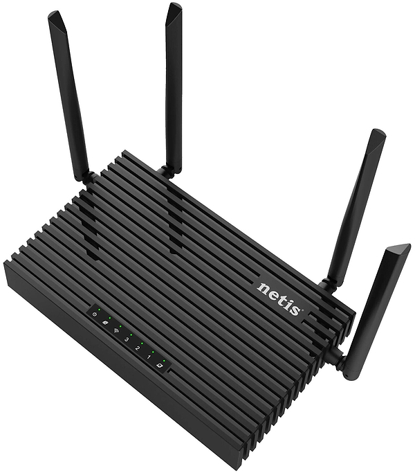 Фото - Маршрутизатор інтернет WiFi6 Netis AX1800 (N-6)