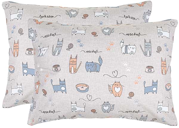 Фото - Наволочка Home Line Котяча радість бежевий 2 шт. (174440)
