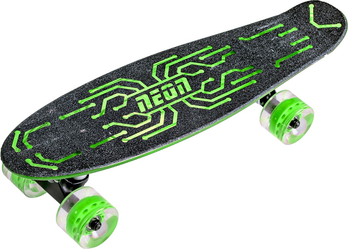 Скейтборд Neon Hype Зеленый (N100789)