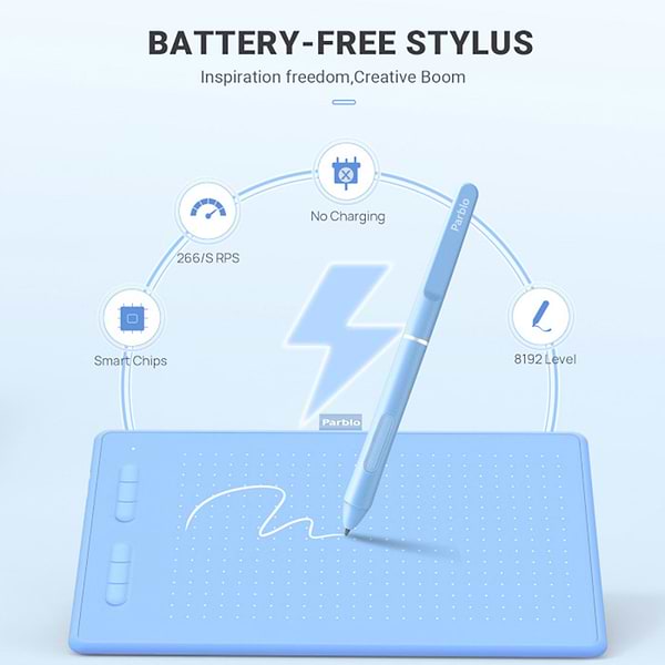 Фото - Графічний планшет Parblo Ninos N10B Blue