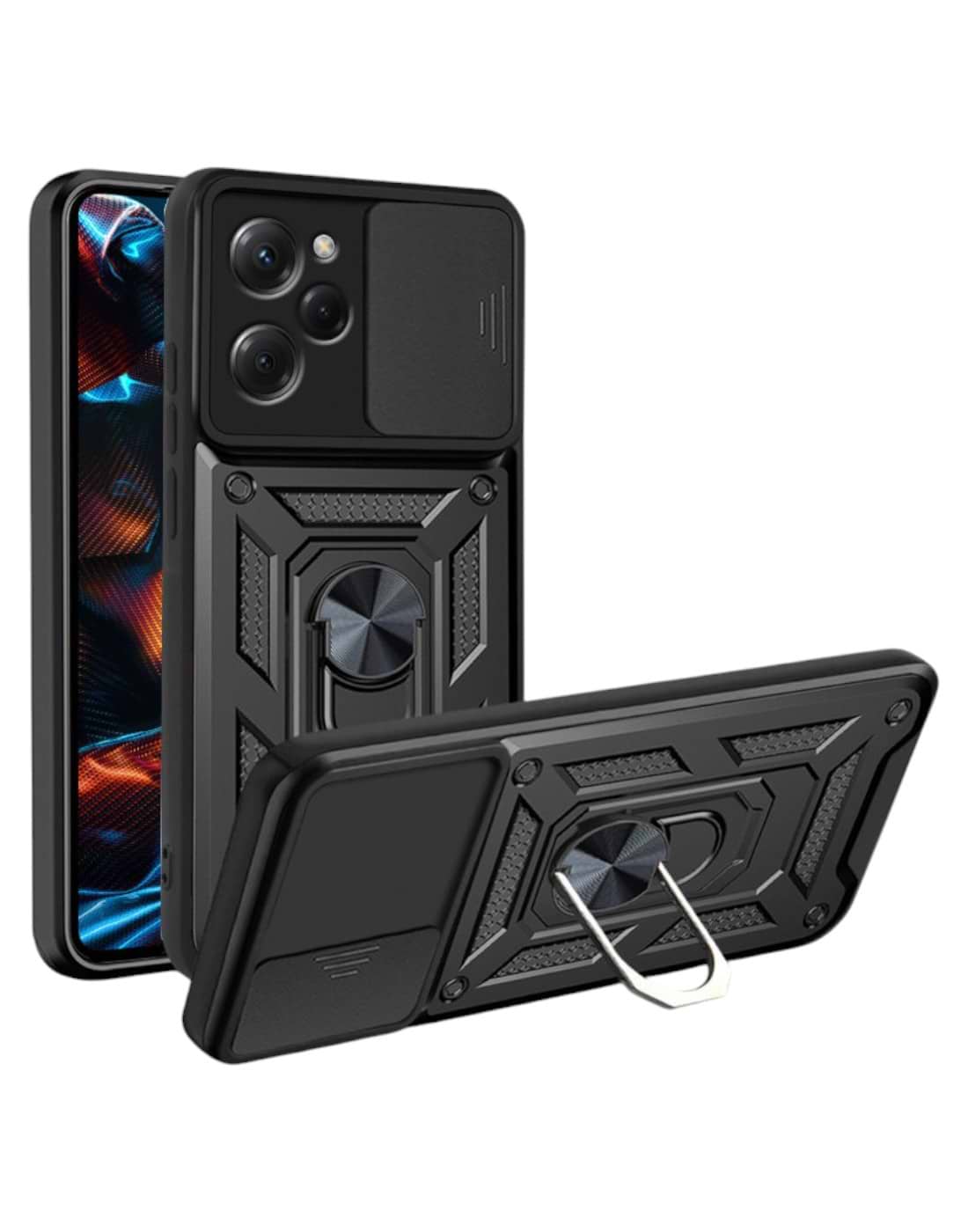 Чохол для смартфону
 BeCover Military for Poco X5 Pro 5G Black (709114) - Фото 1