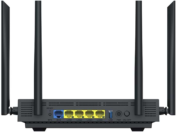 Фото - Маршрутизатор інтернет WiFi6 Netis AX1800 (N-6)