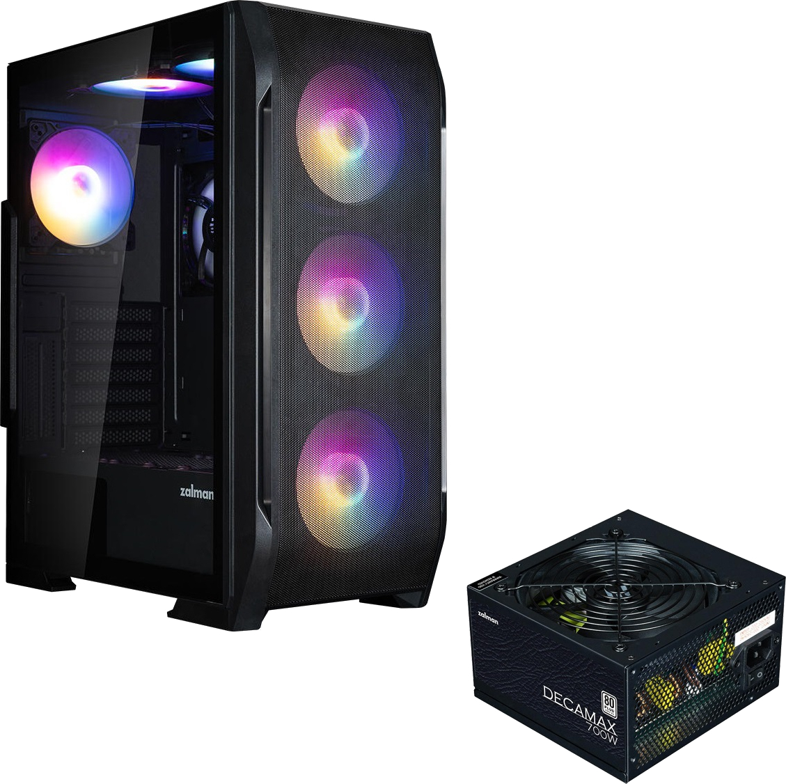 Корпус Zalman N7PLUSV2 с БП Black (N7PLUSV2+ZM700-LX3)