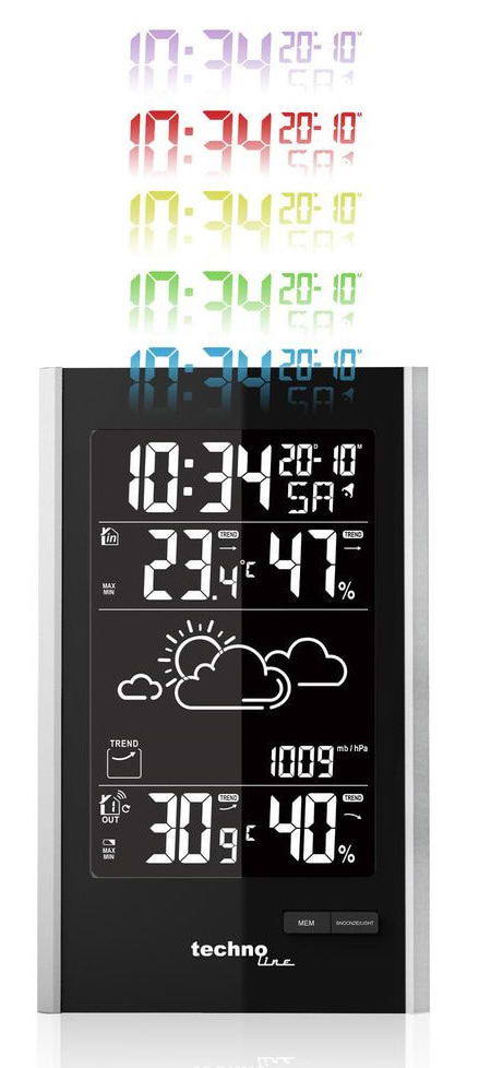 Фото - Метеостанция Technoline Black/Silver (WS9060)