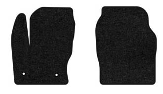 Коврики ворсовые в салон авто EVAtech Standard для Ford C-Max (C344) (2 clips) 2010-2019 2 поколение Minivan EU черный кант FD12377A2FC2VEB