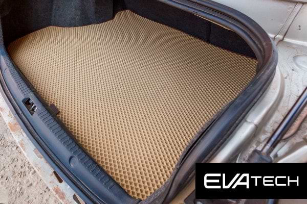 Фото - EVA коврик в багажник авто EVAtech для Lancer (10) MT Mitsubishi 2007-2018 10 поколение Sedan EU (MT33050B1RBB)