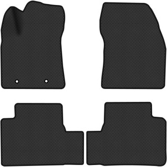 EVA коврики в салон авто EVAtech для Avensis (T27) Toyota 2009-2018 3 поколение Sedan EU TY1657PEC4RBB