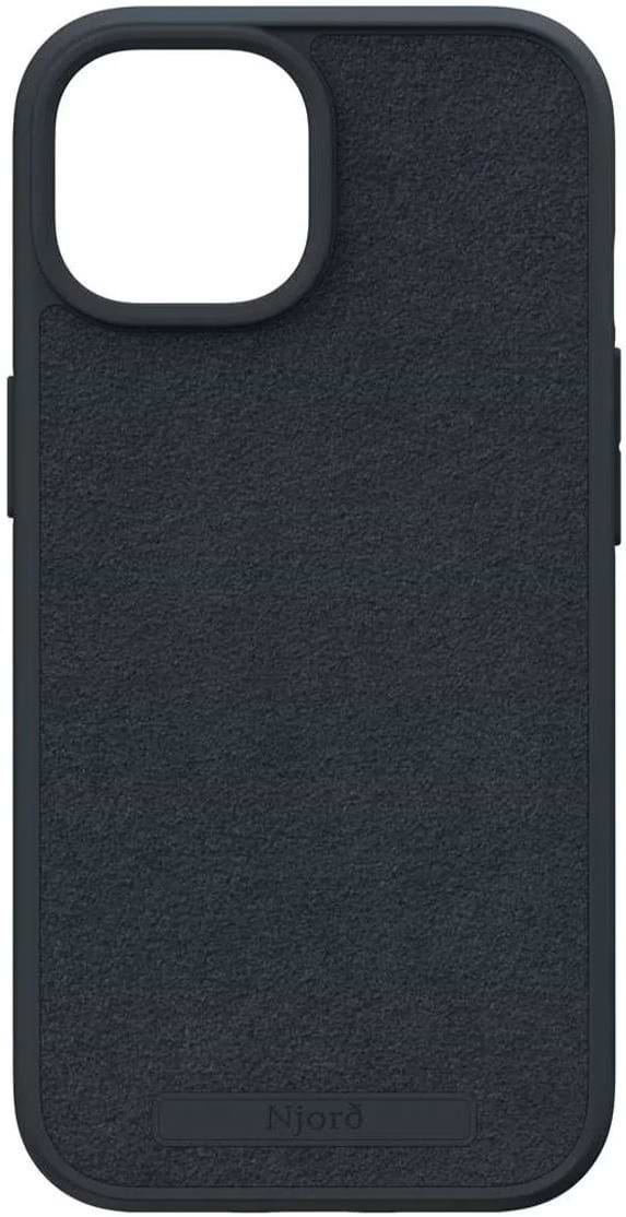 Фото - Чохол для смартфону Njord Suede MagSafe Case Black for iPhone 15 Plus (NA52SU00)