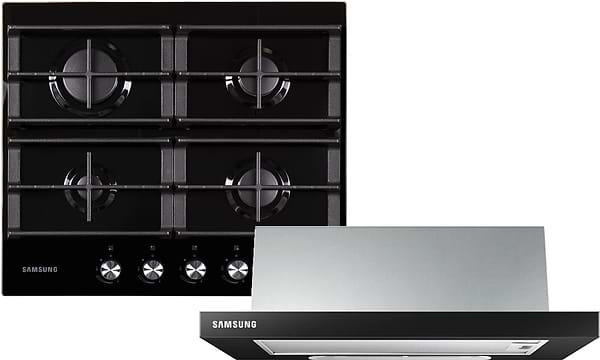 Фото - Комплект техники Samsung Варочная панель + Витяжка встраиваемая Samsung NA64H3000AK/WT + NK24M1030IB/UR