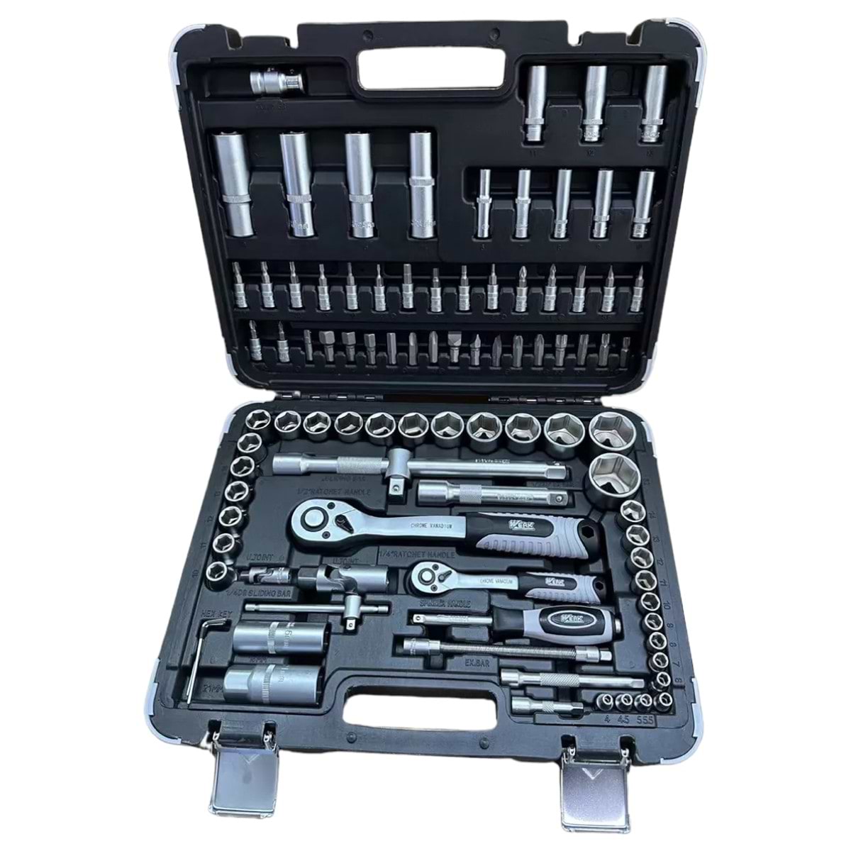 Набір інструментів Werk 1/2" i 1/4" 94 шт. (70222) - Фото 1