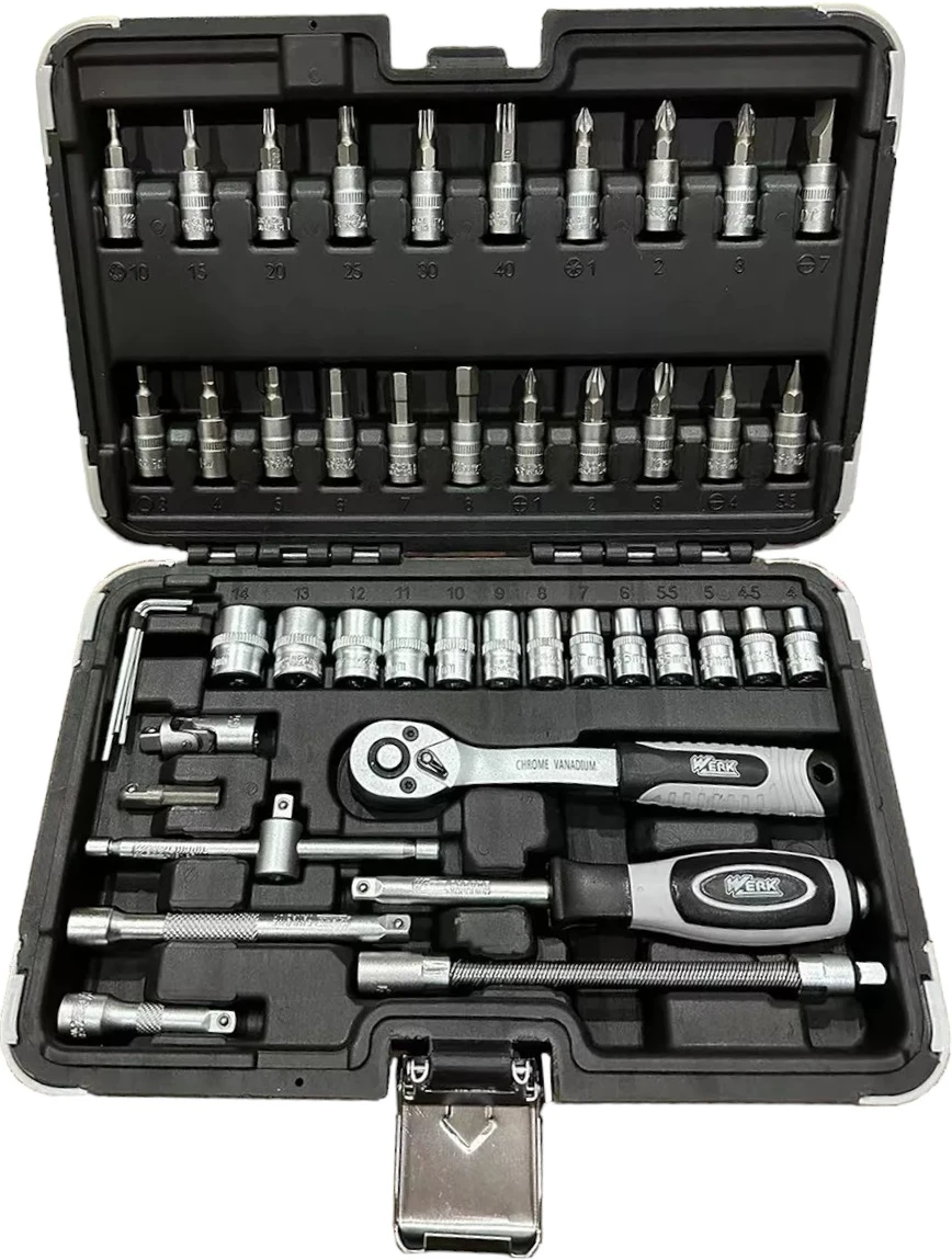 Набір інструментів Werk 1/4" 46 шт. (70224)