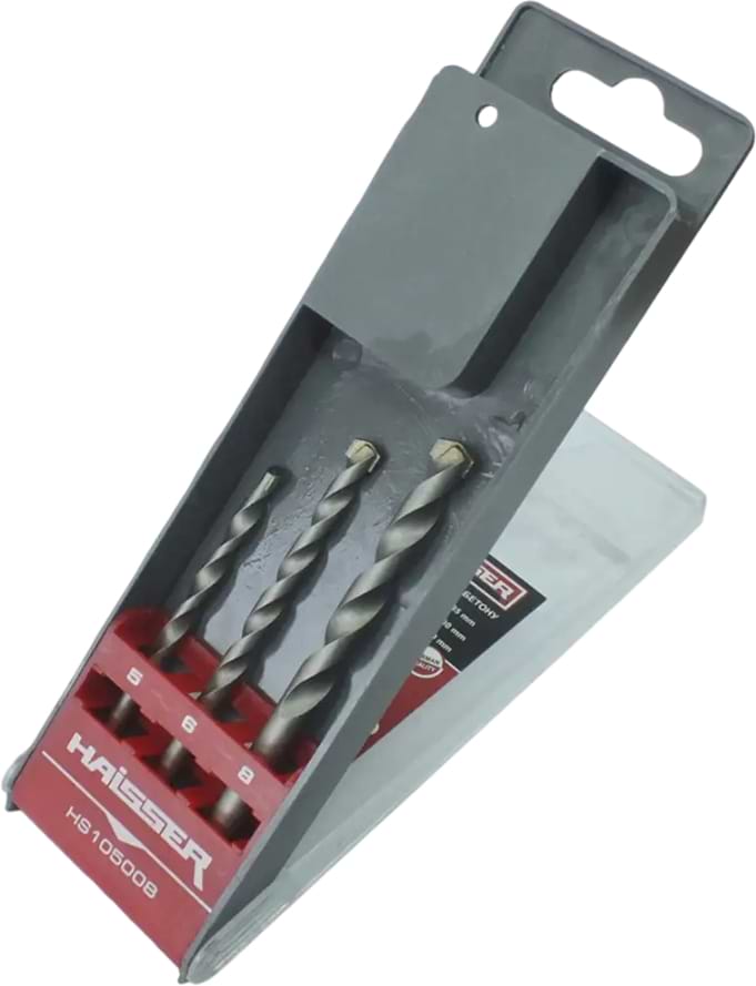 Набір свердел Haisser 5,6,8 мм 3 шт. (3219901)