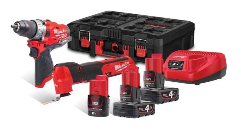 Набор электроинструментов Milwaukee M12 FUEL FDD-0 (4933478825)