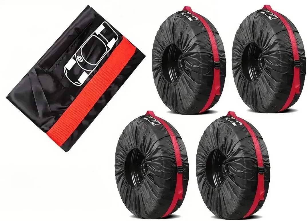 Чохли для коліс авто Poputchik розмір М R14-17, 4 шт. (16-001/4шт)