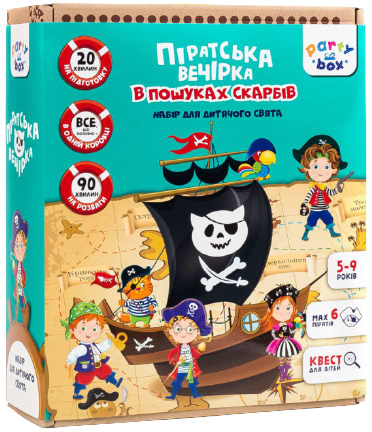Настільна гра (5-7 років) Vladi Toys набір для свята "Піратська вечірка" (VT6010-03)