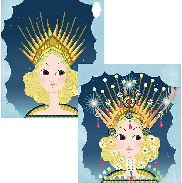 Фото - Набор для бумажного творчества Djeco Фабрика Искусства ''Диадемы'' (DJ09312)