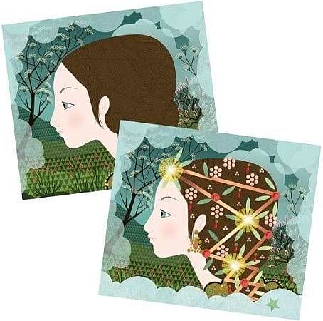 Фото - Набор для бумажного творчества Djeco Фабрика Искусства ''Диадемы'' (DJ09312)