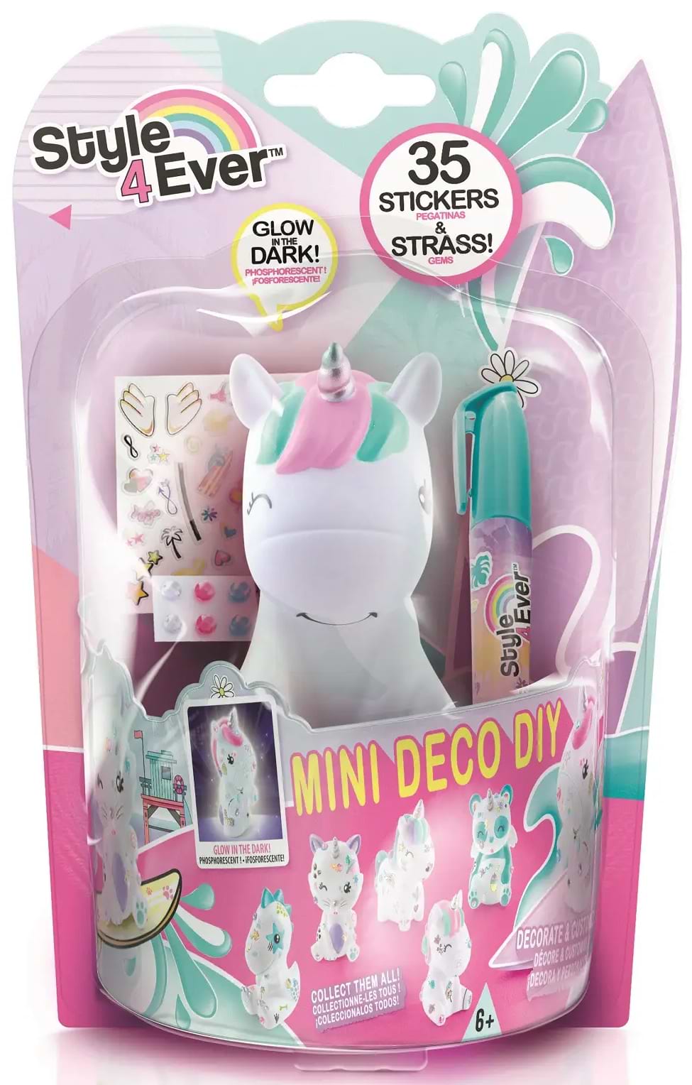 Набір для виготовлення декору Style 4 Ever Мій улюбленець-Єдиноріг Веселка S (OFG179/2)