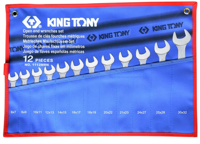 Набор рожковых ключей KING TONY 12 шт. 6-32 мм (1112MRN)