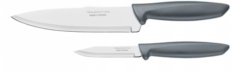Фото - Набор ножей Tramontina Plenus Grey 3 пр. (23498/614)