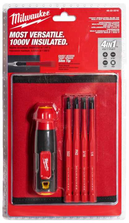 Набір викруток Milwaukee VDE 4-в-1 (4932493658)