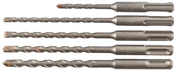 Фото - Набор буров Milwaukee SDS-PLUS Contractor 5 шт. (4932471243)